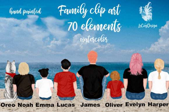 Download Family Cliart, People Sitting, Siblings - People Collection