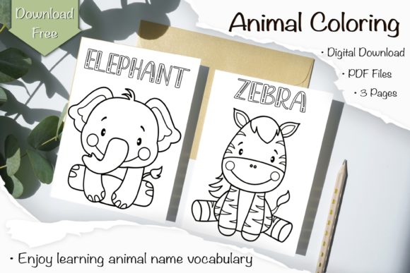 Download Animal Cute Template Doodles Coloring - Doodles Collection