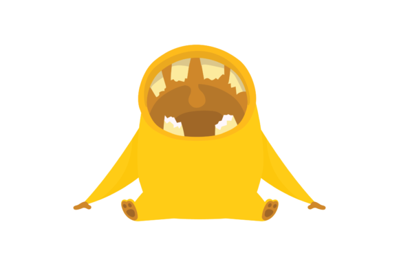 Download Monster Vector Terrifying Yellow - Yellow Collection