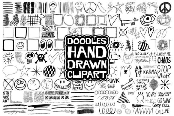 Download Hand Drawn Doodles and Scribbles 156 PNG - Doodles Collection